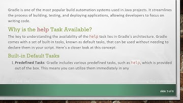 Understanding the Gradle Help Task: Why It