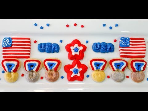 USA Olympics & Medals Spritz Cookies