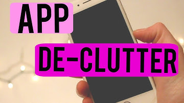 SPRING CLEANING MY IPHONE : APP DECLUTTER