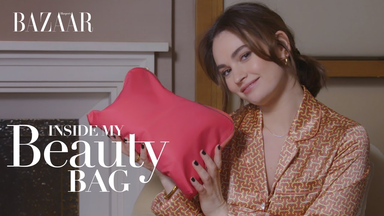 Lily James: Inside my beauty bag | Bazaar UK