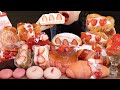 SUB)ASMR🍓딸기 시즌 🍓딸기 디저트 쌓아 놓고 왕창 먹기❤️#딸기디저트먹방#딸기크림빵