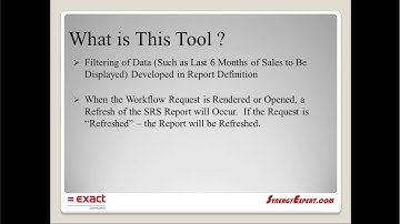 Reports in Synergy Workflow