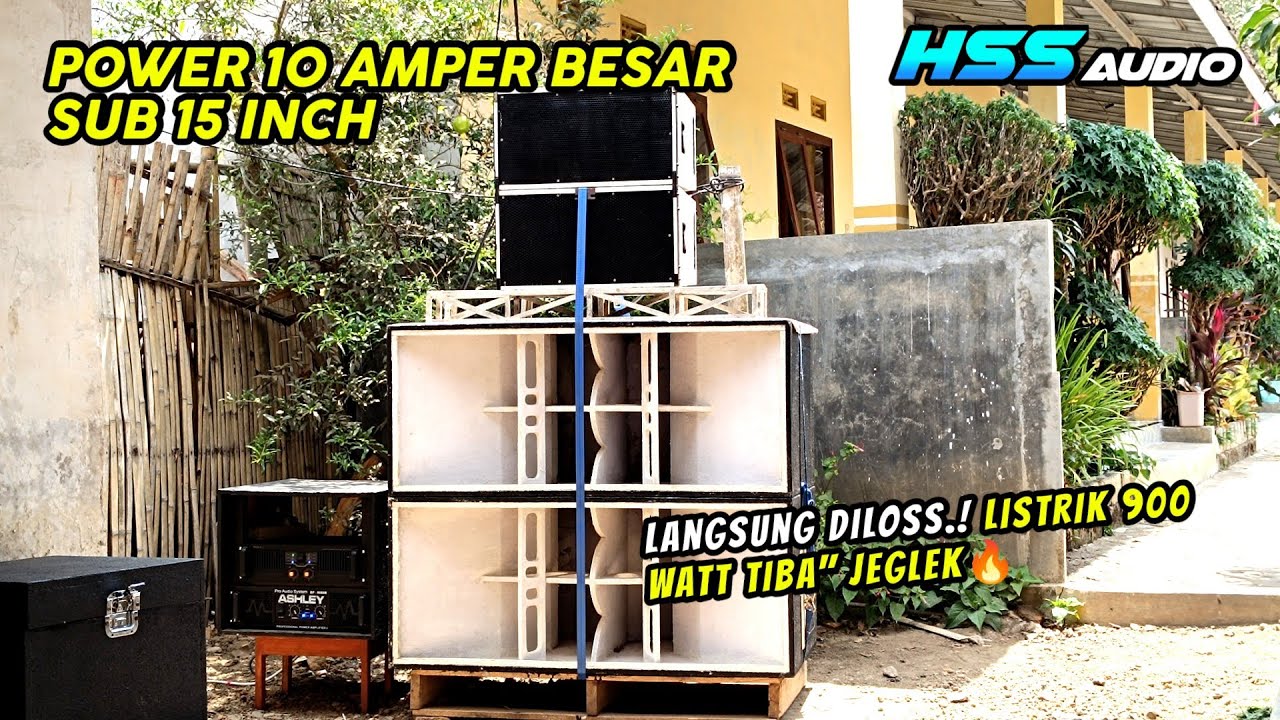 REVIEW SOUNDS MINIATUR SUB 15 INCH.!! MODE LOSS PUH SEPUH..🔥