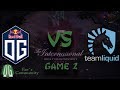 OG vs Liquid - Game 2 - The International 2019 - Main Event - Grand Final.