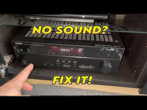 How to Fix Yamaha AV Receiver NO HDMI Sound Problem