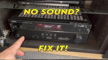 How to Fix Yamaha AV Receiver NO HDMI Sound Problem