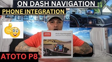 ATOTO P8  ON DASH NAVIGATION PHONE INTEGRATION PLUS CAMERA