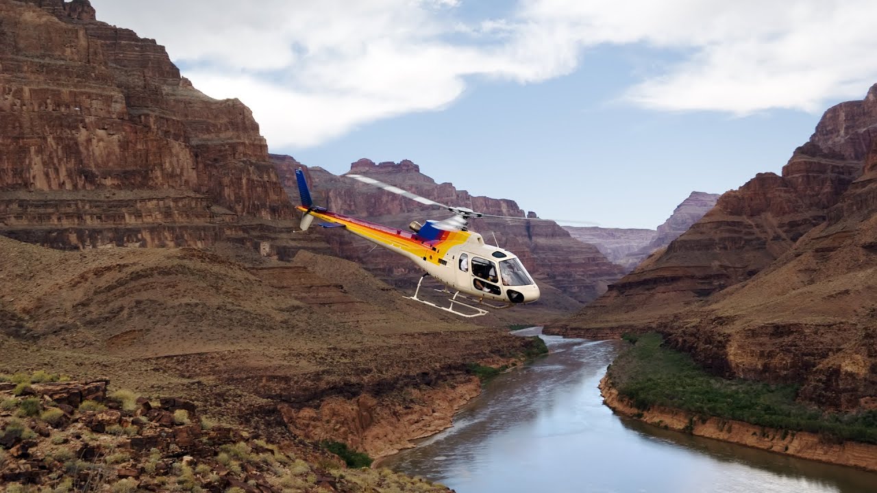 grand canyon helicopter tour youtube