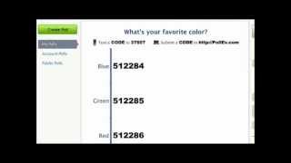 Poll Everywhere Creating your 1stPoll