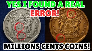TOP 50 Cents IN CIRCULATION! 1992 South African IS Pocket Change GOLD! POCKET CHANGE MARKET REPORT