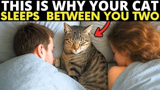 If Your Cat Sleeps Between You and Your Partner, Heres What It Means...