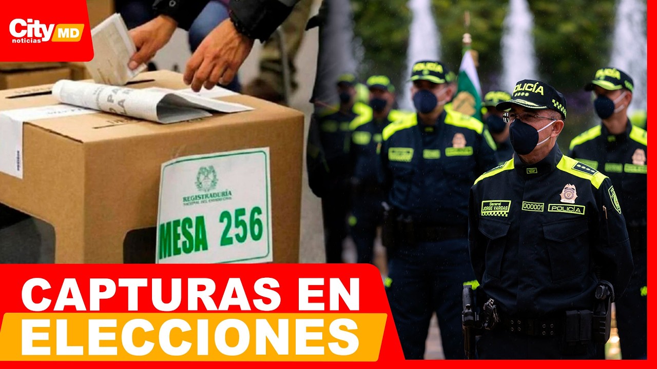 Policía reporta capturas y denuncias tras jornada electoral en Bogotá | City Noticias Medio Día