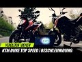 2017/16  KTM DUKE 125 Vergleich / Review | Top Speed, Beschleunigung, Fahrverhalten, Display