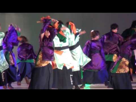 かみす舞っちゃげ祭り２０１６　筑波大学斬桐舞　「喝彩・ステージラスト」