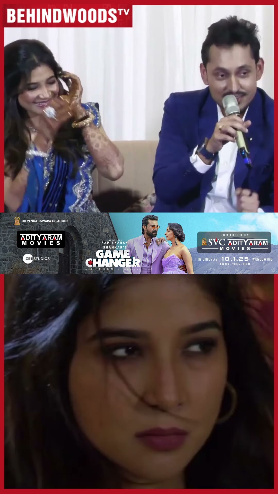 'Sakshi Action Scene பார்த்தா பயம், எங்க அடிச்சிடுவாங்களோனு..' ? Sakshi 's Husband 1st Speech