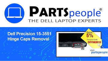 Dell Precision 15-3551 (P80F004) Hinge Caps How-To Video Tutorial