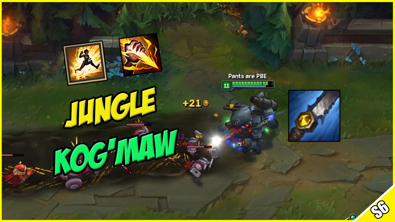 5 0 Attack Speed Kog Maw Rework Jungle Pbe Live Commentary League Of Legends Youtube