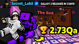 I AM READY FOR GALAXY 2 and FARMED 2.73Qa WINS From Admin Abuse in +1 Speed Keyboard Escape! screenshot 4