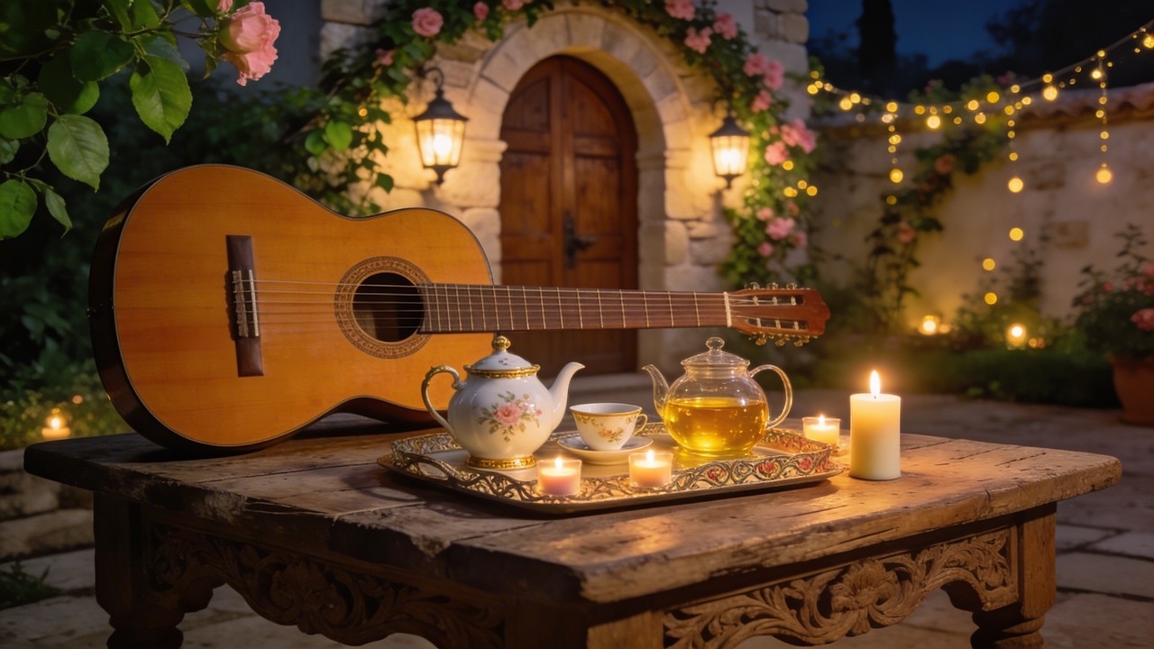 Spanish Guitar & Arabic Oud Fusion | Sunset Mediterranean Music for Relaxation