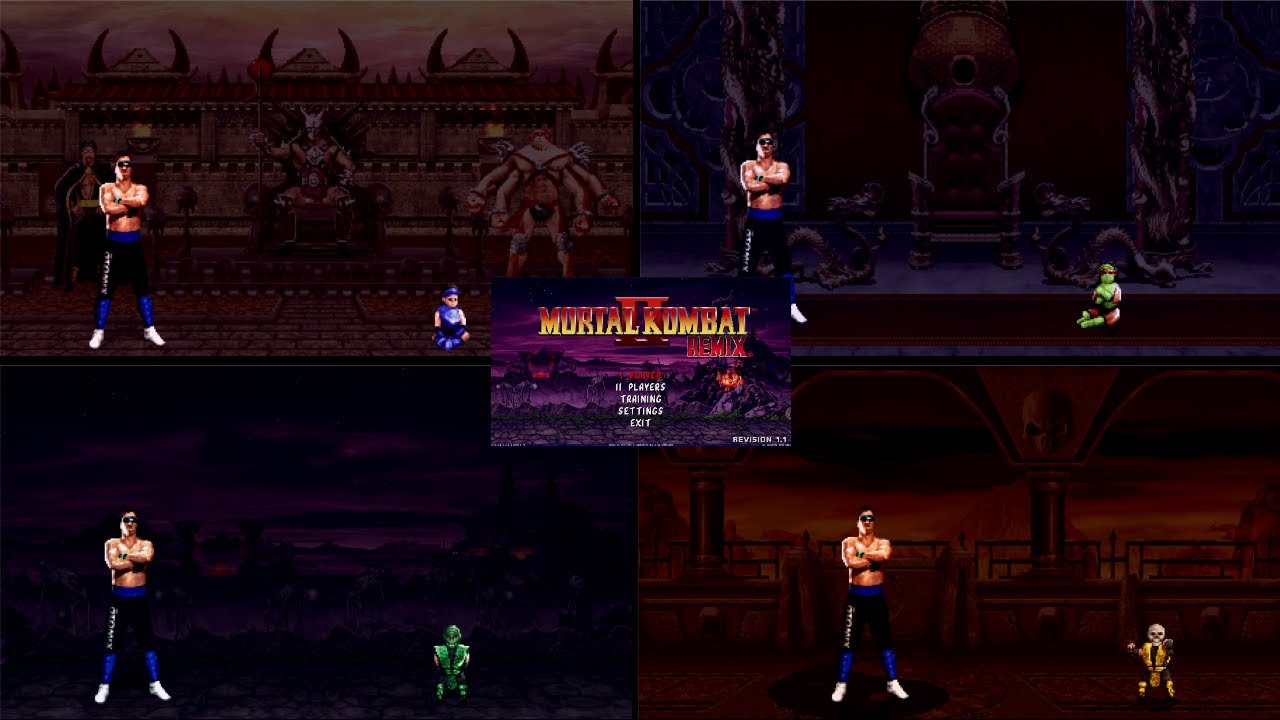 Mortal Kombat II Remix (Mugen 2023) All Babalities
