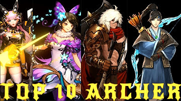 Crusaders Quest~ TOP 10 ARCHER!!! (CQ)
