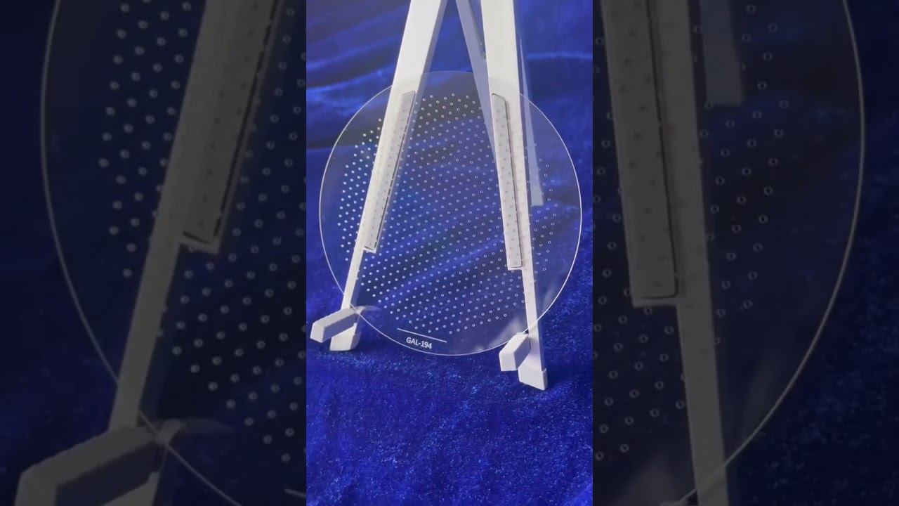 TGV Sapphire Wafer Perforated Glass Substrate Through Glass Via  (TGV)