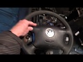 Разборка Volkswagen Bora и Golf 4 . Как снять подушку руля? Хитрые фиксаторы