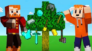 minecraft AMA AĞAÇLAR OP EŞYA VERİYOR!