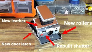 Fully overhauling a Polaroid SX-70 - Ground-up restoration and repair ASMR