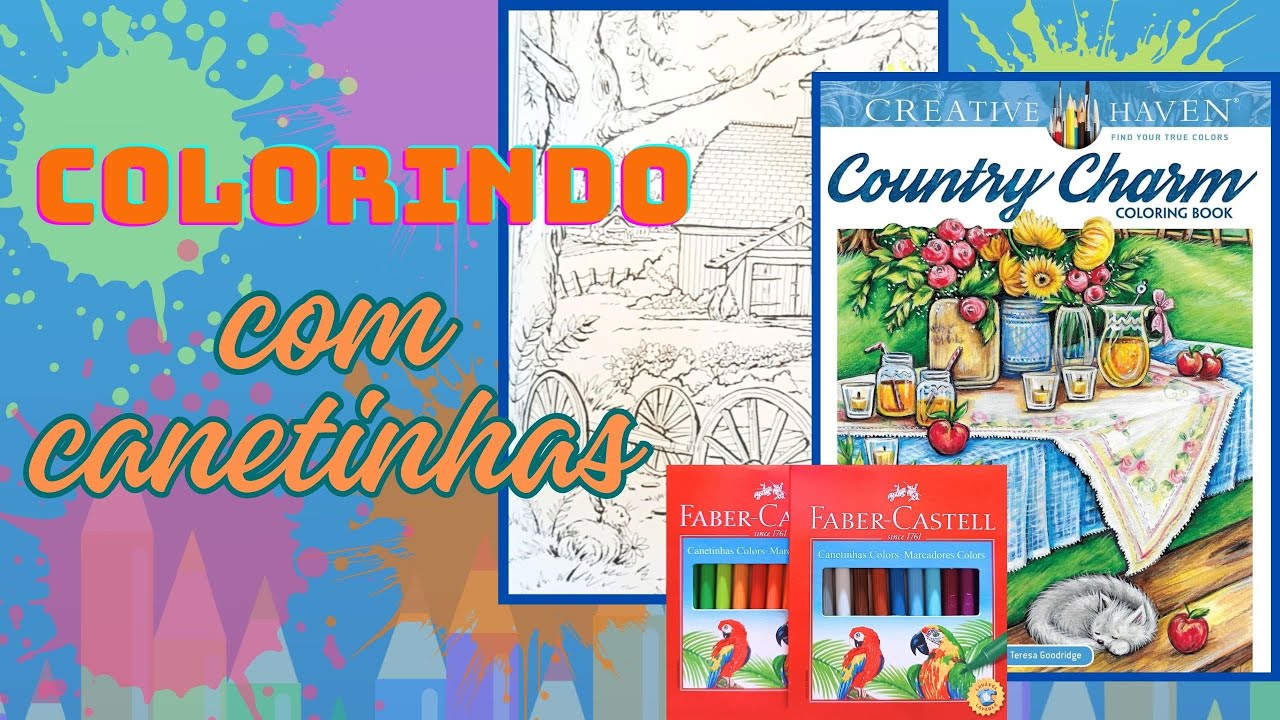 Canetinha Escolar e Livros de Colorir | Uma combinação perfeita para iniciar seus coloridos.