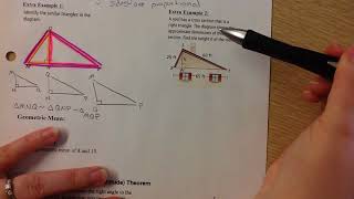 Geom 9.3 Part 1 Similar Right Triangles