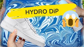Customize your Nike AIR Force with Hydro Dipping ✍️🖍 AWSOME !!