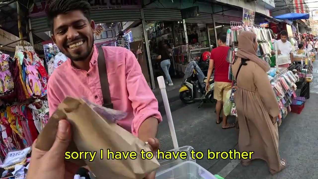 Friendly Pakistani Man in Manila 🇵🇭 | Quaipo Market Adventure