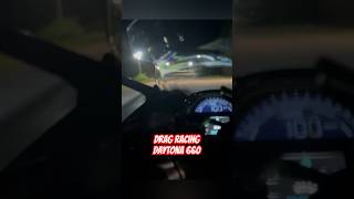 Drag racing stock Daytona 660!! #turtleshotrods #daytona660 #triumph #motorycles