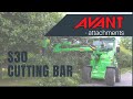 Avant attachments s30 cutting bar