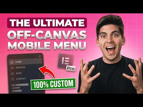🚀 Elementor Pro Popups Tutorial: Build a Custom Off-Canvas Mobile Menu!