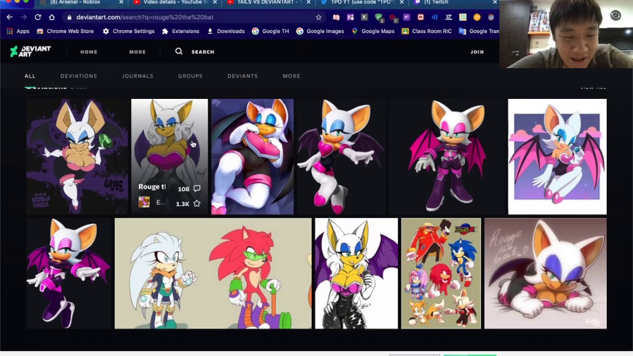 SEARCHING SOME SONIC CHARACTERS ON DEVIANT ART | DeviantArt part 2