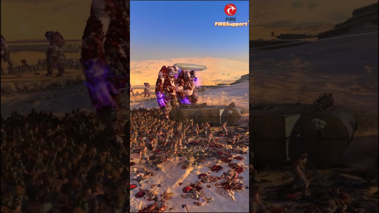 Epic 4K battle in Total War WARHAMMER 3 
