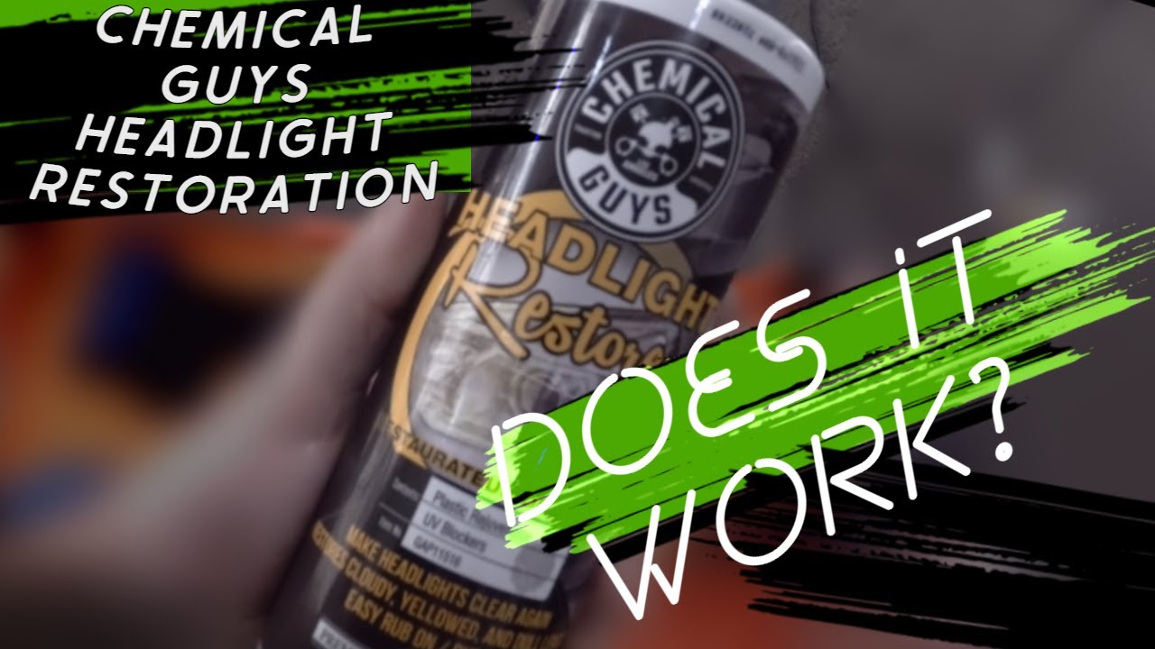 Chemical Guys Headlight Restoration Does It Really Work? YouTube