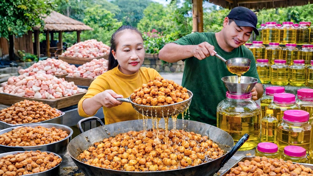 How to make cooking oil from pork fat for long term preservation, and how to harvest vegetables