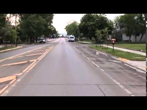 Drive Through Miles City, Montana in 90 Seconds!