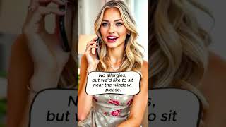 Making a Restaurant Reservation 📞I improve your english speaking skills #spokenenglish