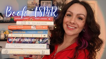 ASMR Favorite Nonfiction Books 📚 (Tapping, Tracing, Page Flipping, Whispered Ramble)