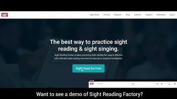 SIght Reading Factory Demo