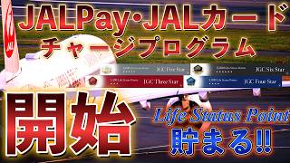 JALPay•JALカード💳チャージプログラム開始❗️❗️Life Status Point貯まる‼️攻略法は⁉️