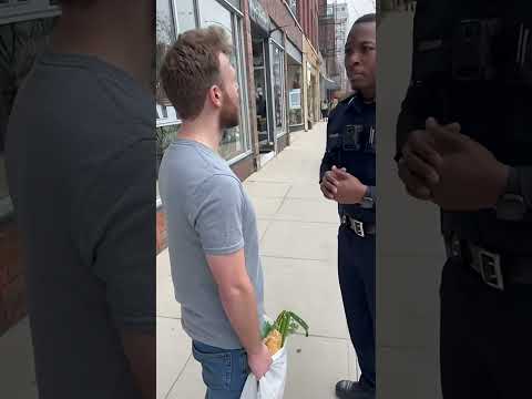 Cop Asks For ID Civilian Knows Their Rights Police Rights Shorts 