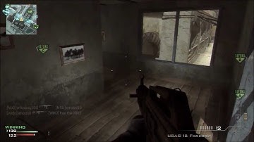 MW3  USAS 12 59-5 M.O.A.B! Commentary by Hector3798 Gameplay by Footballrule!!