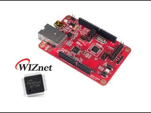 Review da placa microntrolador W7500 da Wiznet