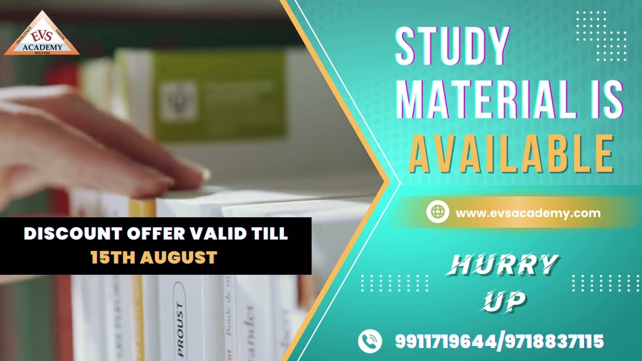 Discount Offer for Study Material in the eve of Independence Day.Hurry Up,Grab this opportunity.