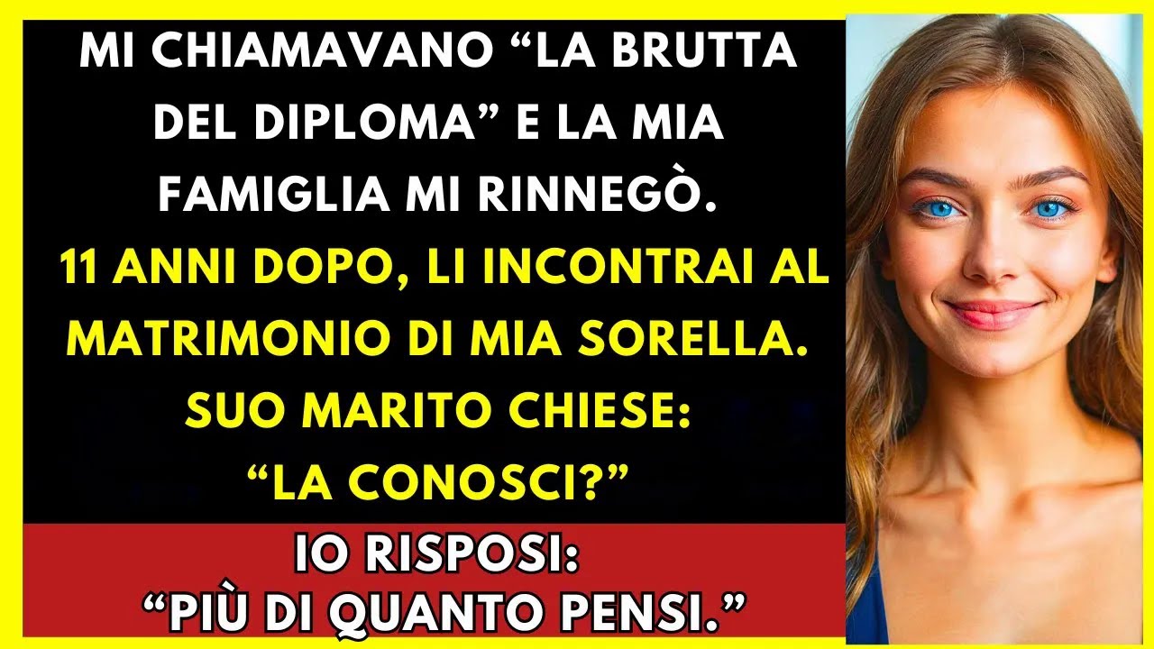 Mi Sono Presentata Al Matrimonio Di Mia Sorella Dopo 11 Anni... Nessuno Sapeva Chi Ero Fino A...